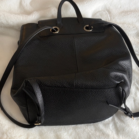 Kate Spade Black Leather Backpack - Picture 2 of 2